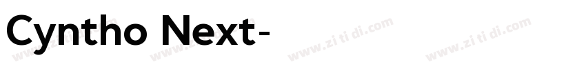 Cyntho Next字体转换 Cyntho Next字体转换